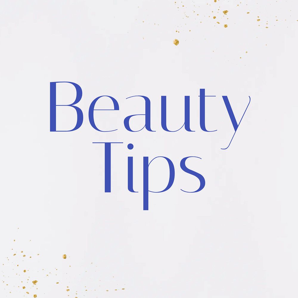 Beauty tips Instagram post template