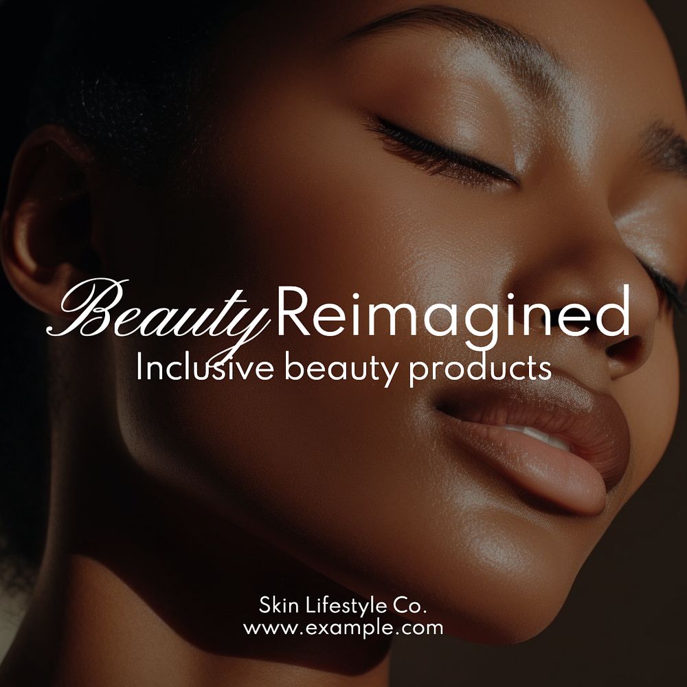 Beauty reimagined Facebook post template