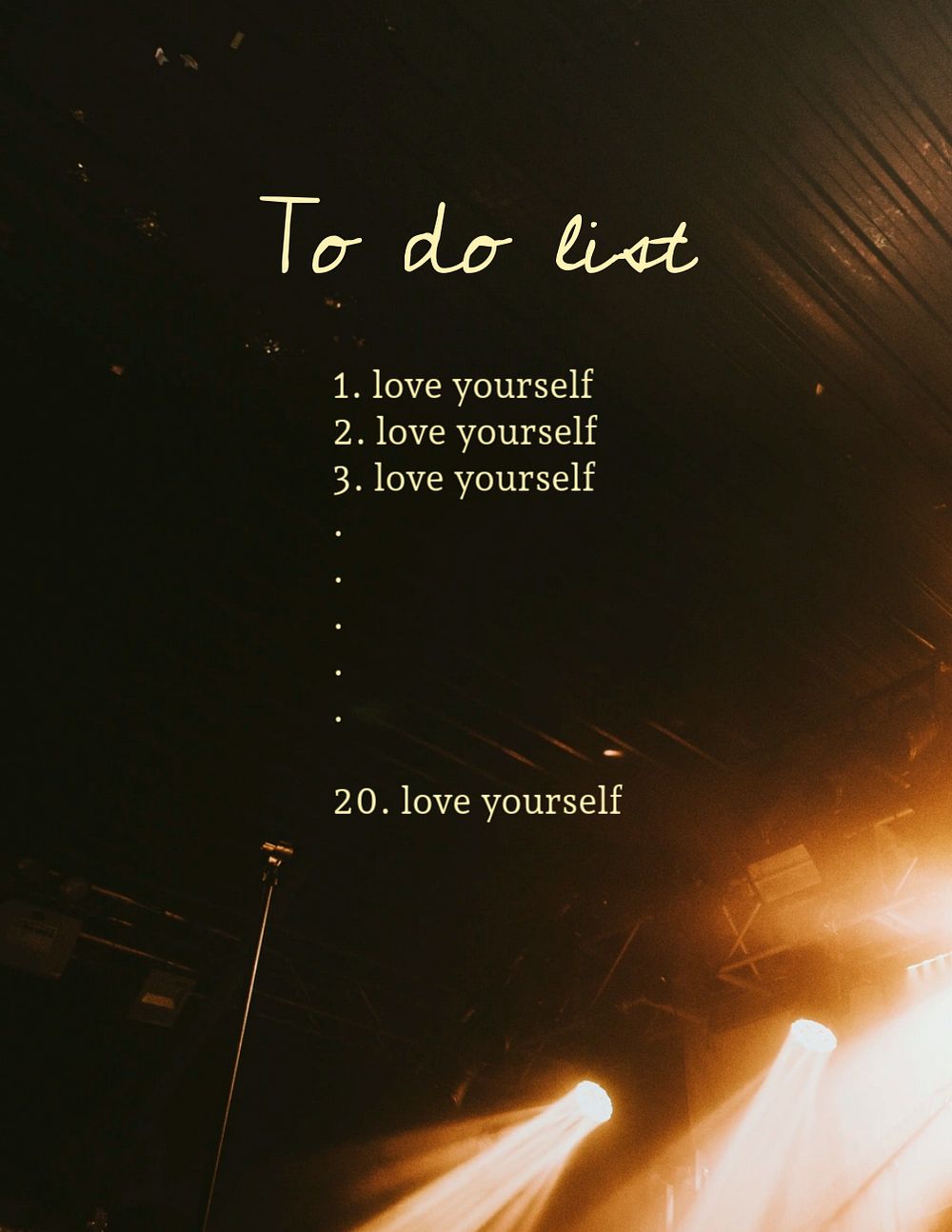 Aesthetic light flyer editable template, to do list text