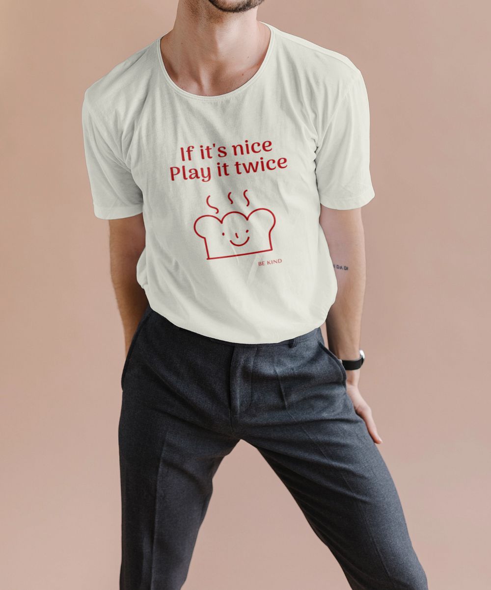 Editable t-shirt mockup design