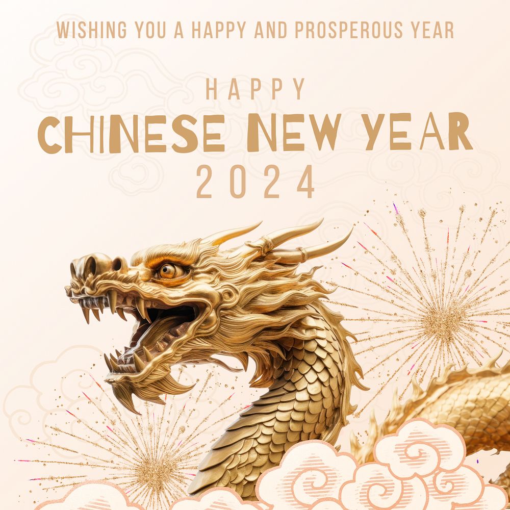 Chinese New Year Instagram post template