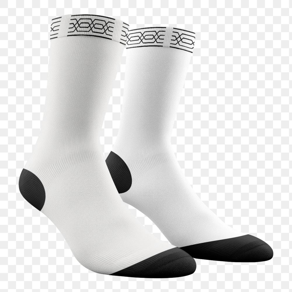 Ankle-high socks editable mockup element