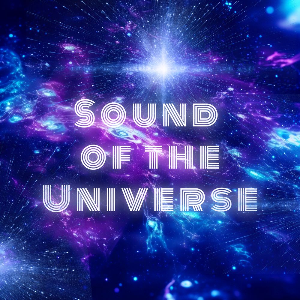 Sound of universe Facebook post template