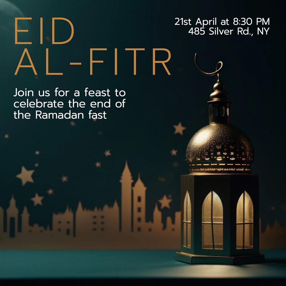 Eid al-Fitr Instagram post template