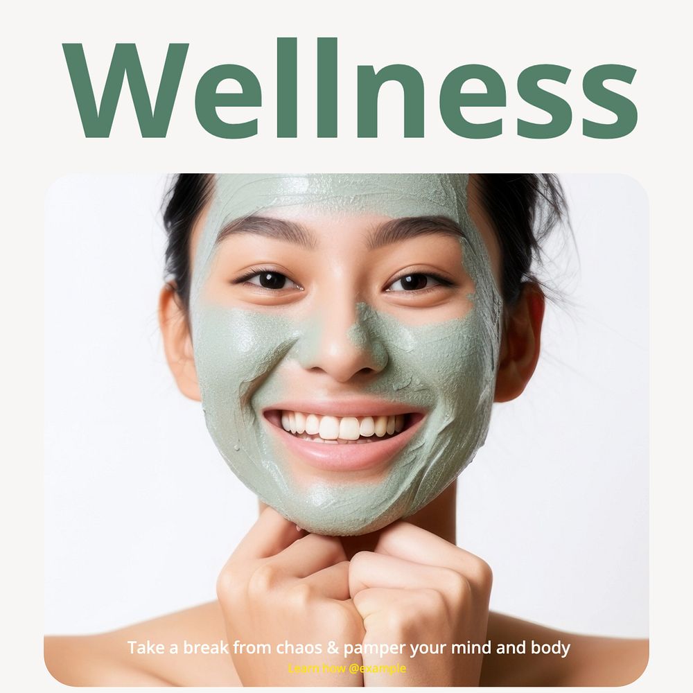 Wellness Instagram post template