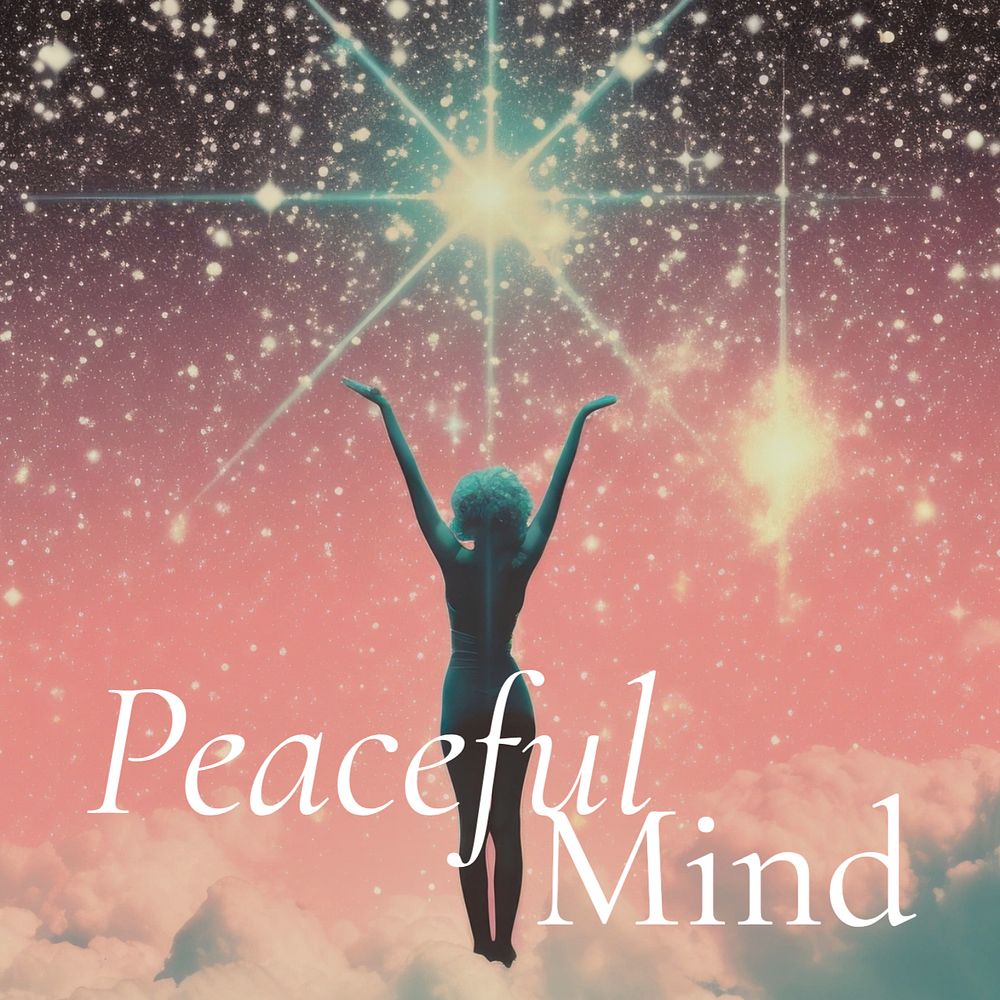 Peaceful mind Instagram post template