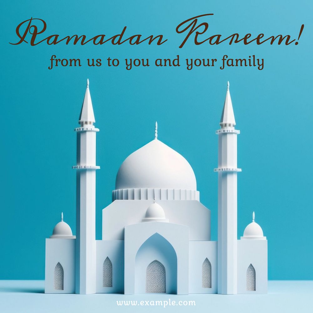 Ramadan Kareem Instagram post template