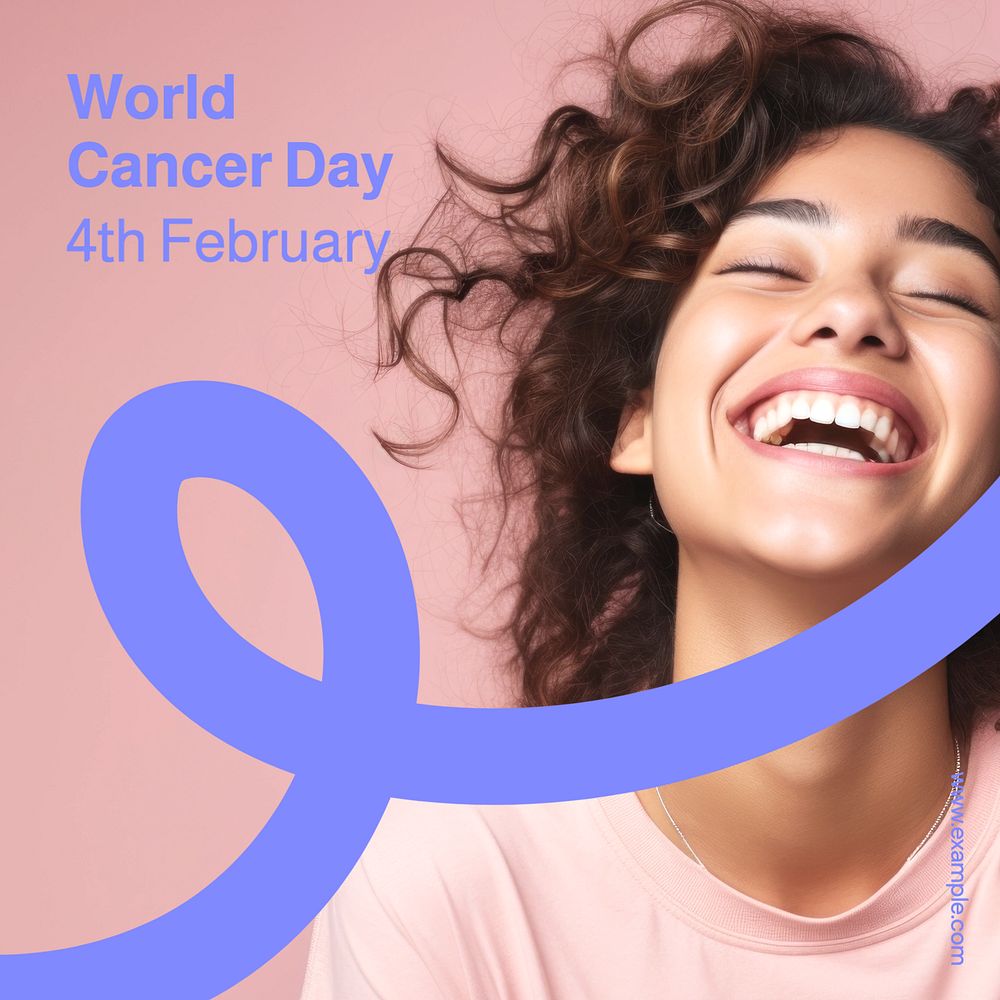 World cancer day Instagram post template