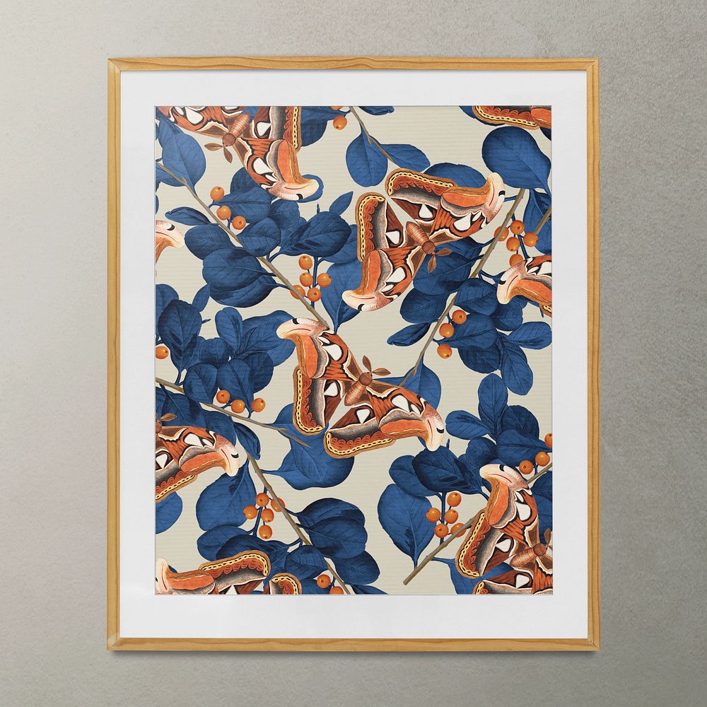 Gold frame mockup, editable design 