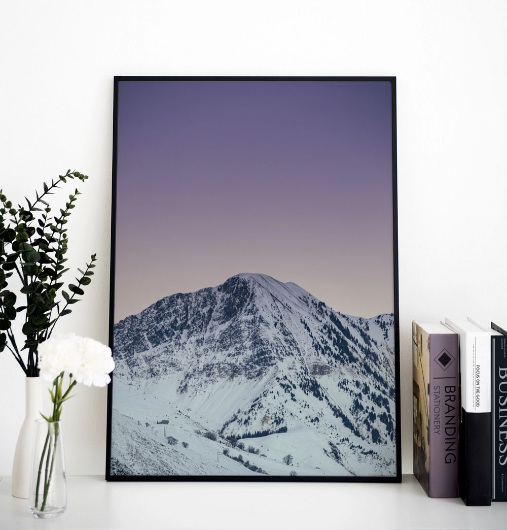 Modern frame mockup, editable design 