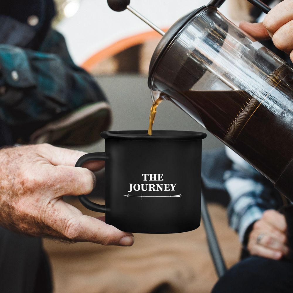 Coffee mug mockup, editable design