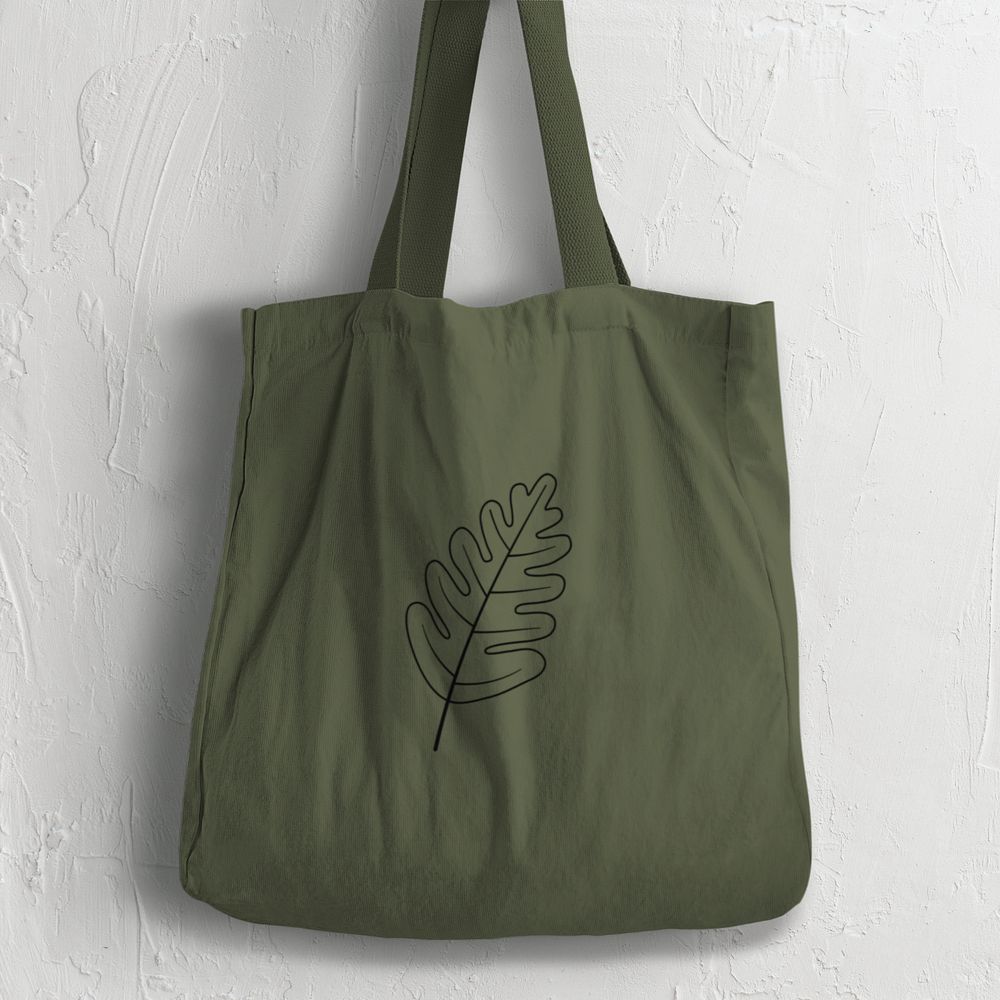 Tote bag mockup, editable design