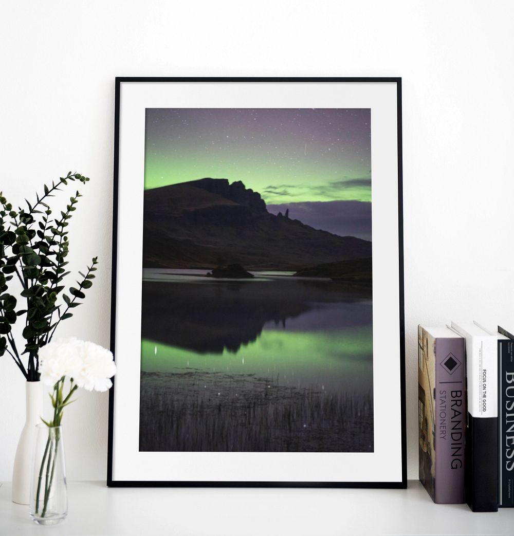 Modern frame mockup, editable design 