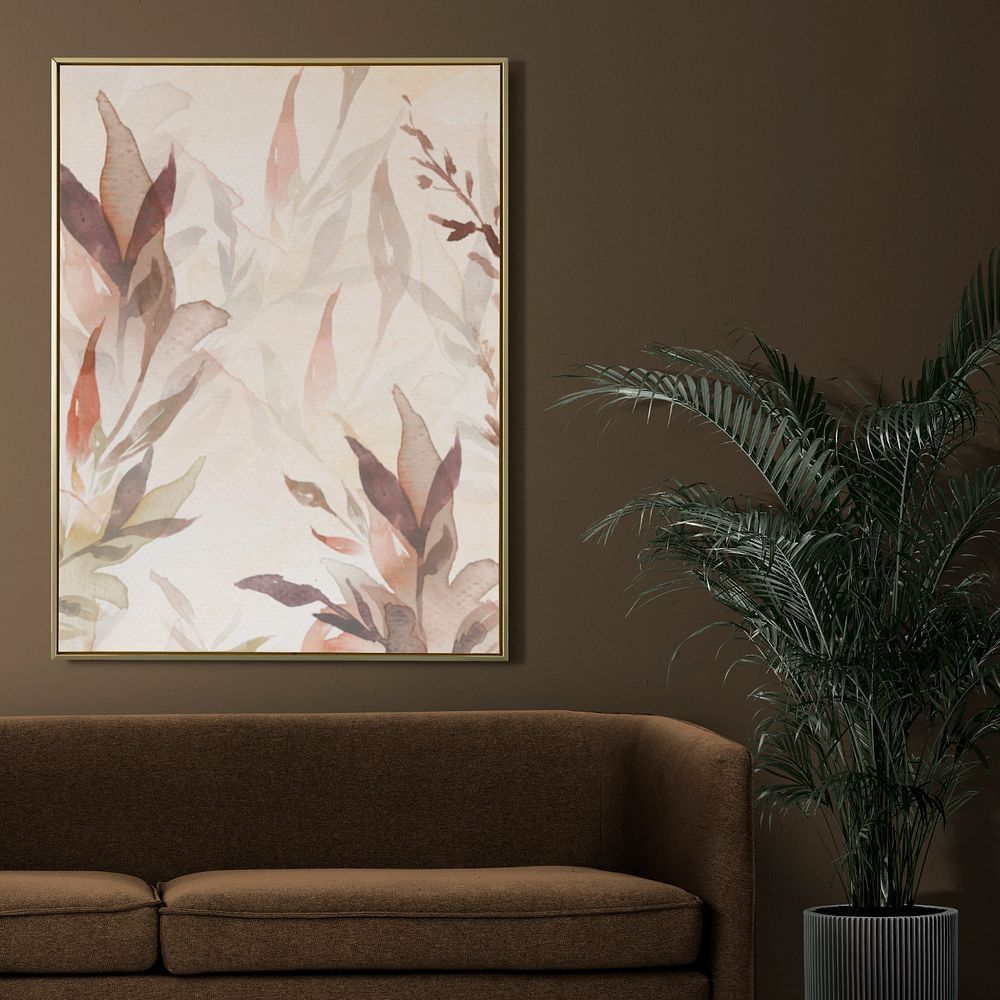 Picture frame mockup, wall decoration