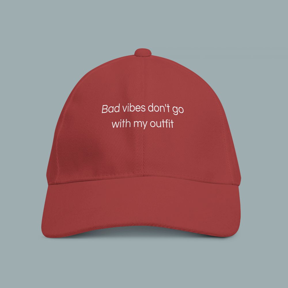 Cap mockup, street fashion editable design