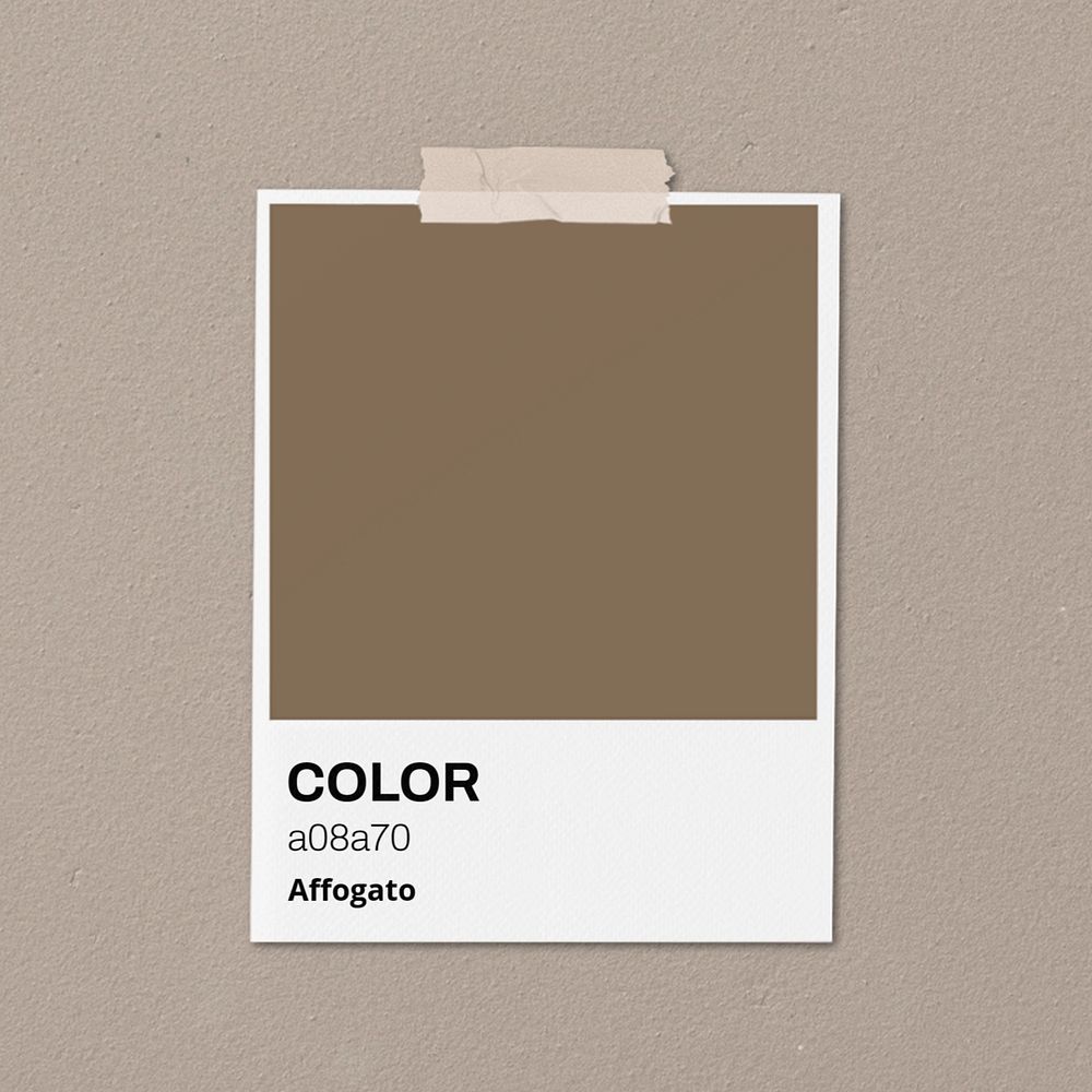 Instant photo frame mockup