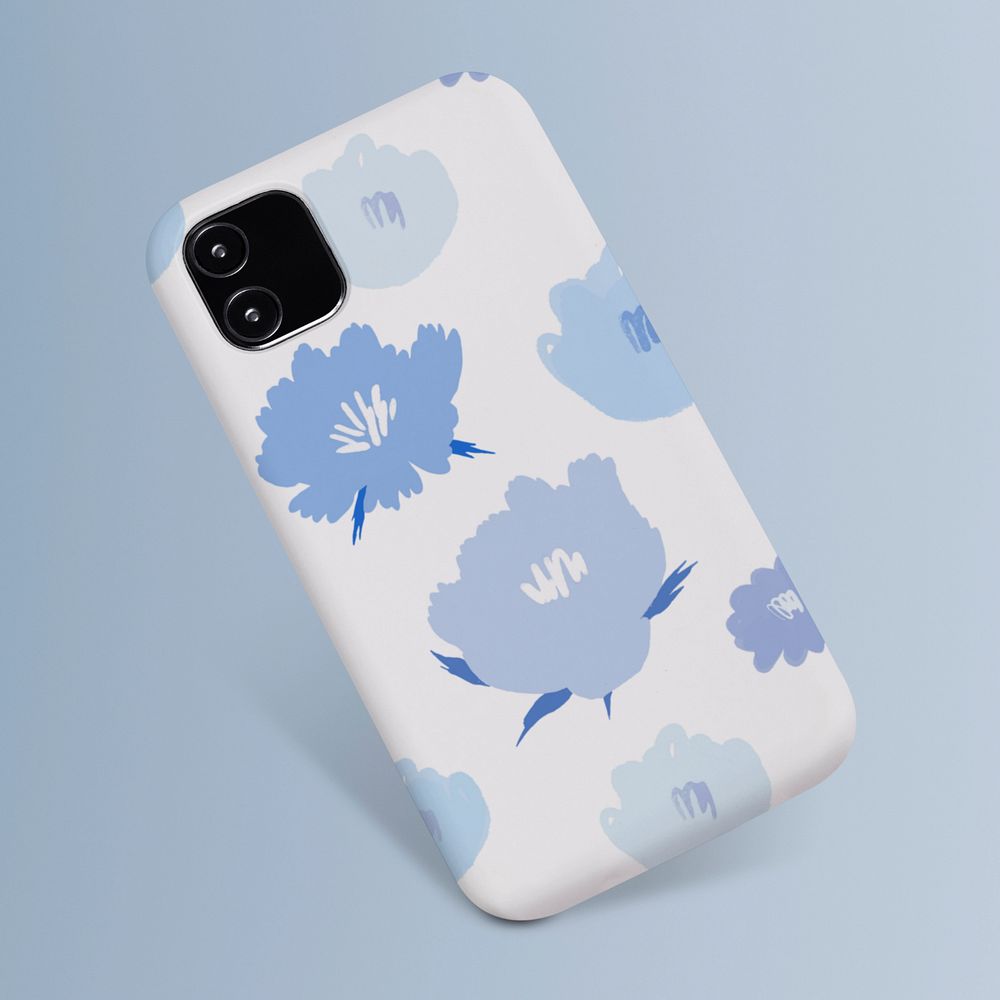 Editable phone case mockup, digital device