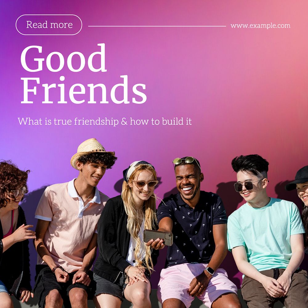 Good Friends Instagram post template