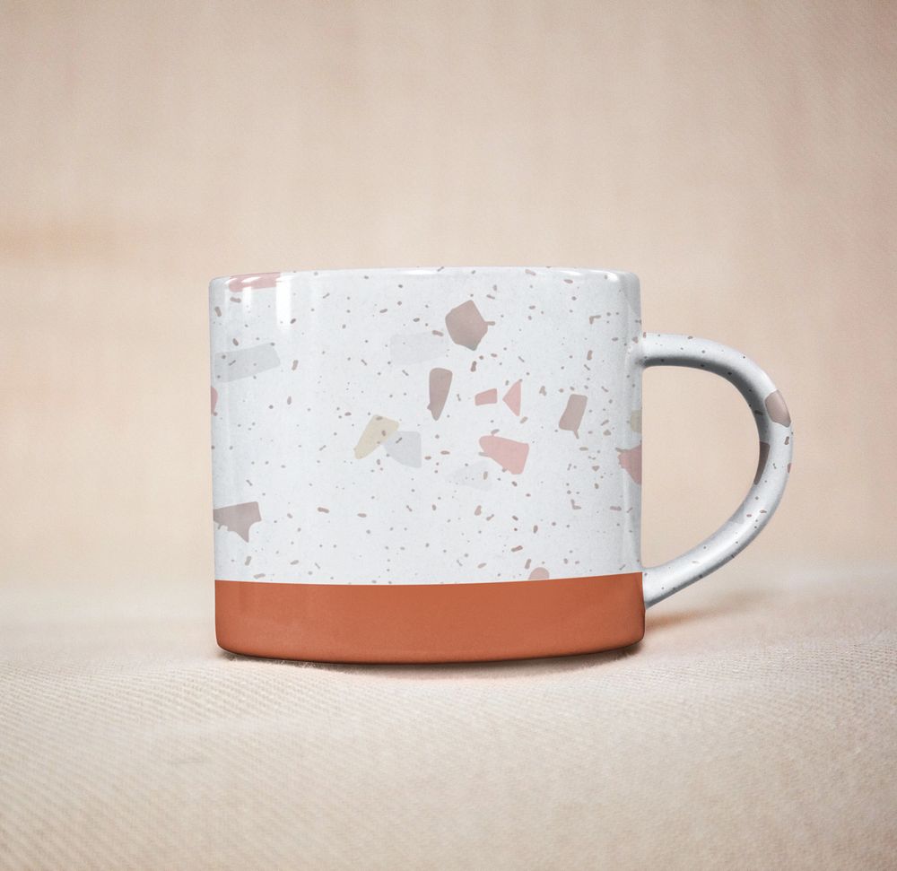 Coffee mug mockup, editable design