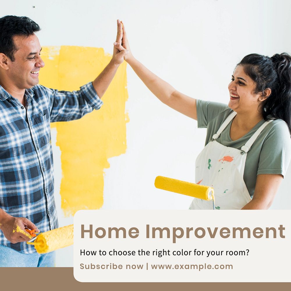 Home improvement Instagram post template