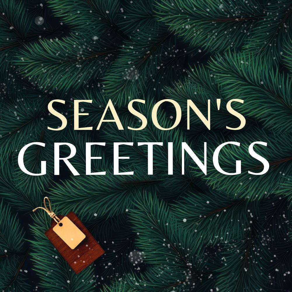 Seasons greetings Instagram post template