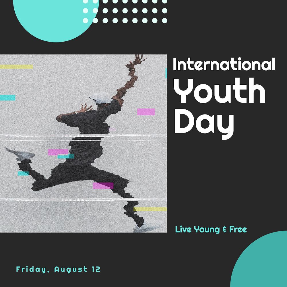 Youth day Instagram post template