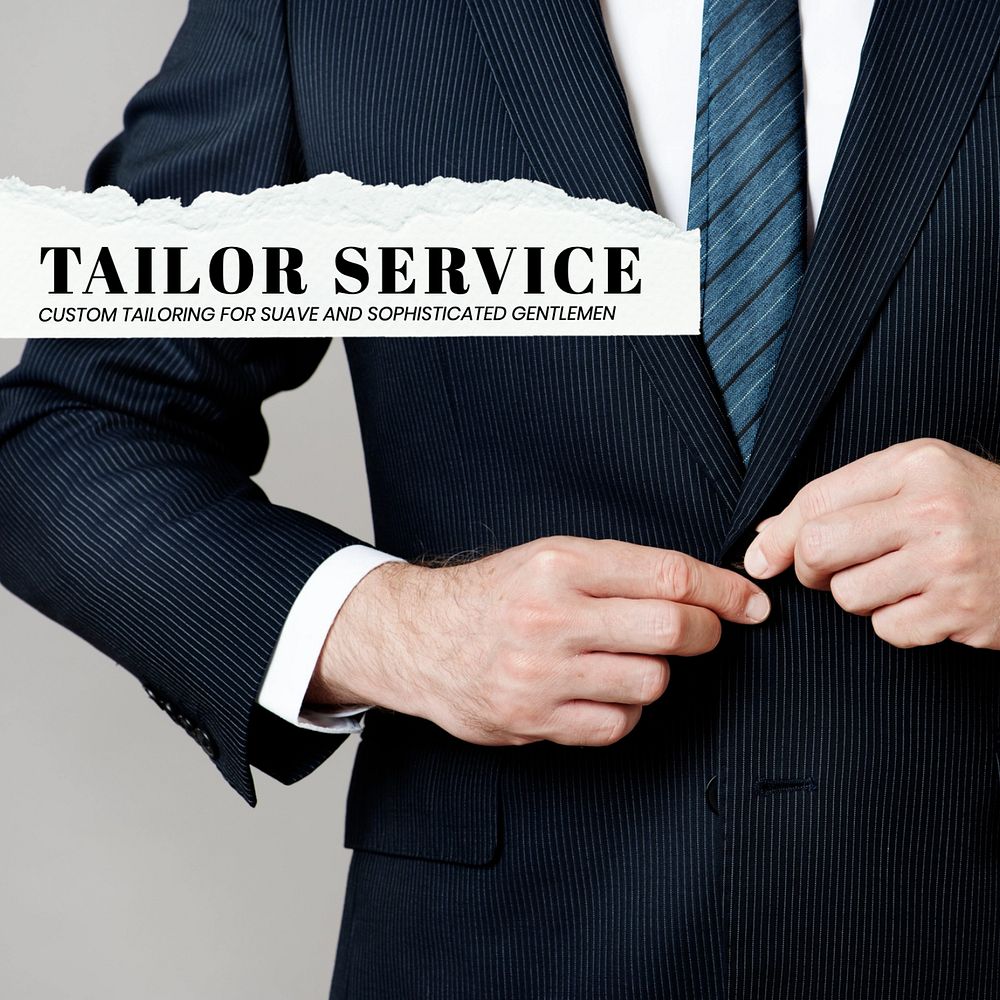 Tailor service Instagram post template