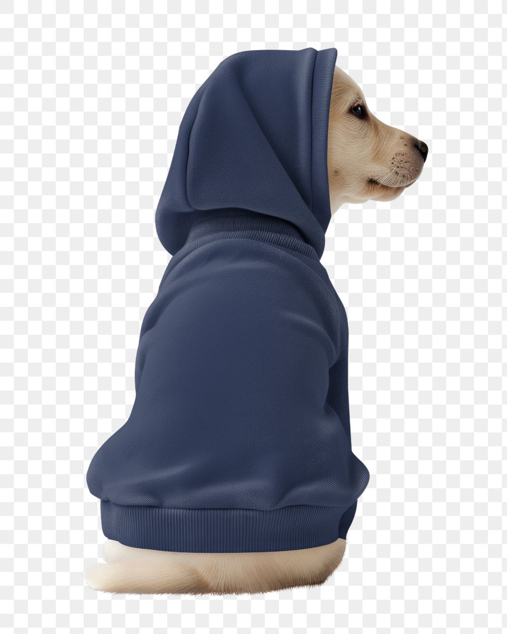 Dog's hoodie editable mockup element