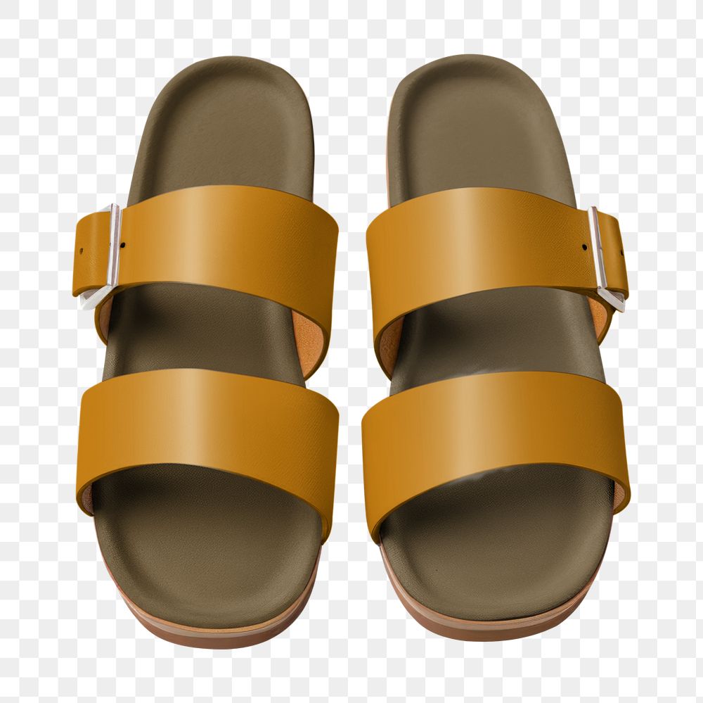 Women's sandals editable mockup element