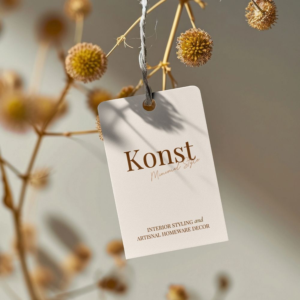 Label tag mockup editable product Premium Mockup Generator rawpixel