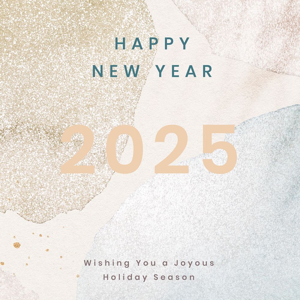 HNY Instagram post template, editable design