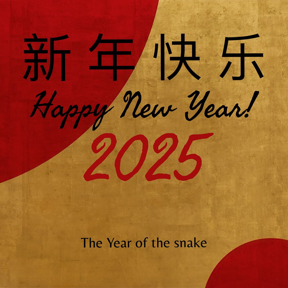 Chinese New Year Instagram post template