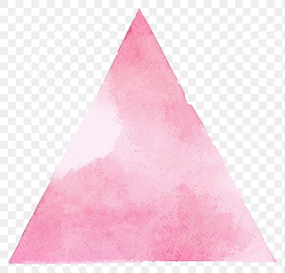 PNG Clean pastel pink triangle.