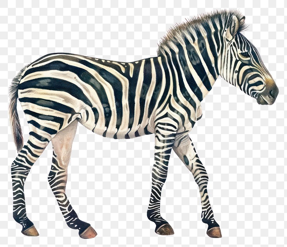 PNG Zebra zebra wildlife animal.