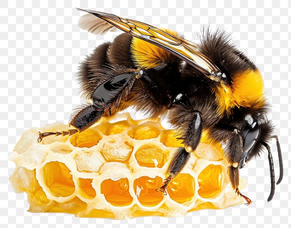 PNG Bumblebee invertebrate andrena animal.