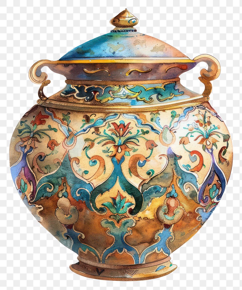 PNG Jar porcelain pottery urn.