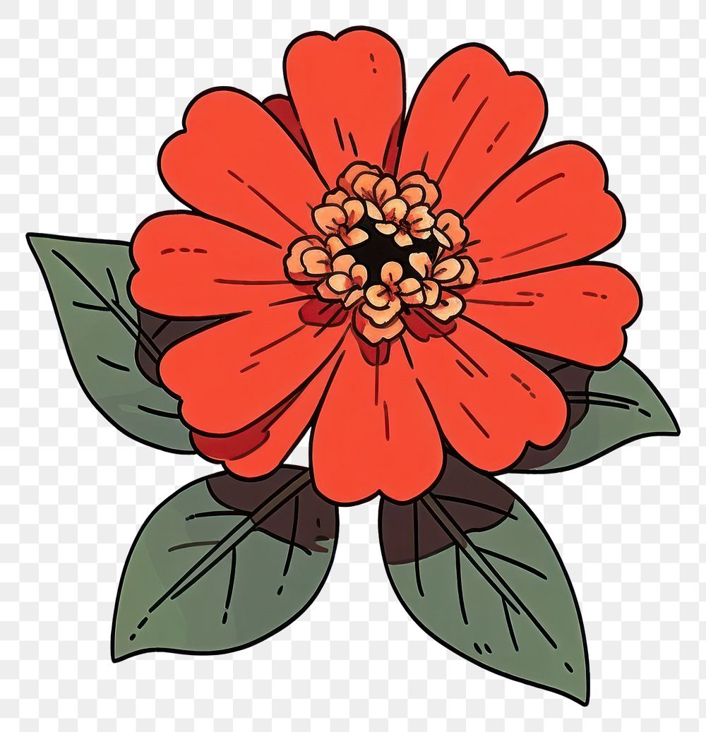 PNG Zinnia flower asteraceae graphics dynamite.