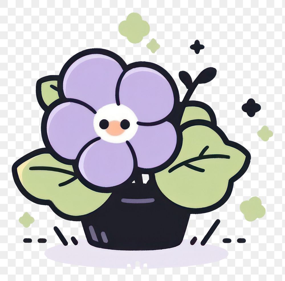 PNG Pansy flower blossom anemone purple.