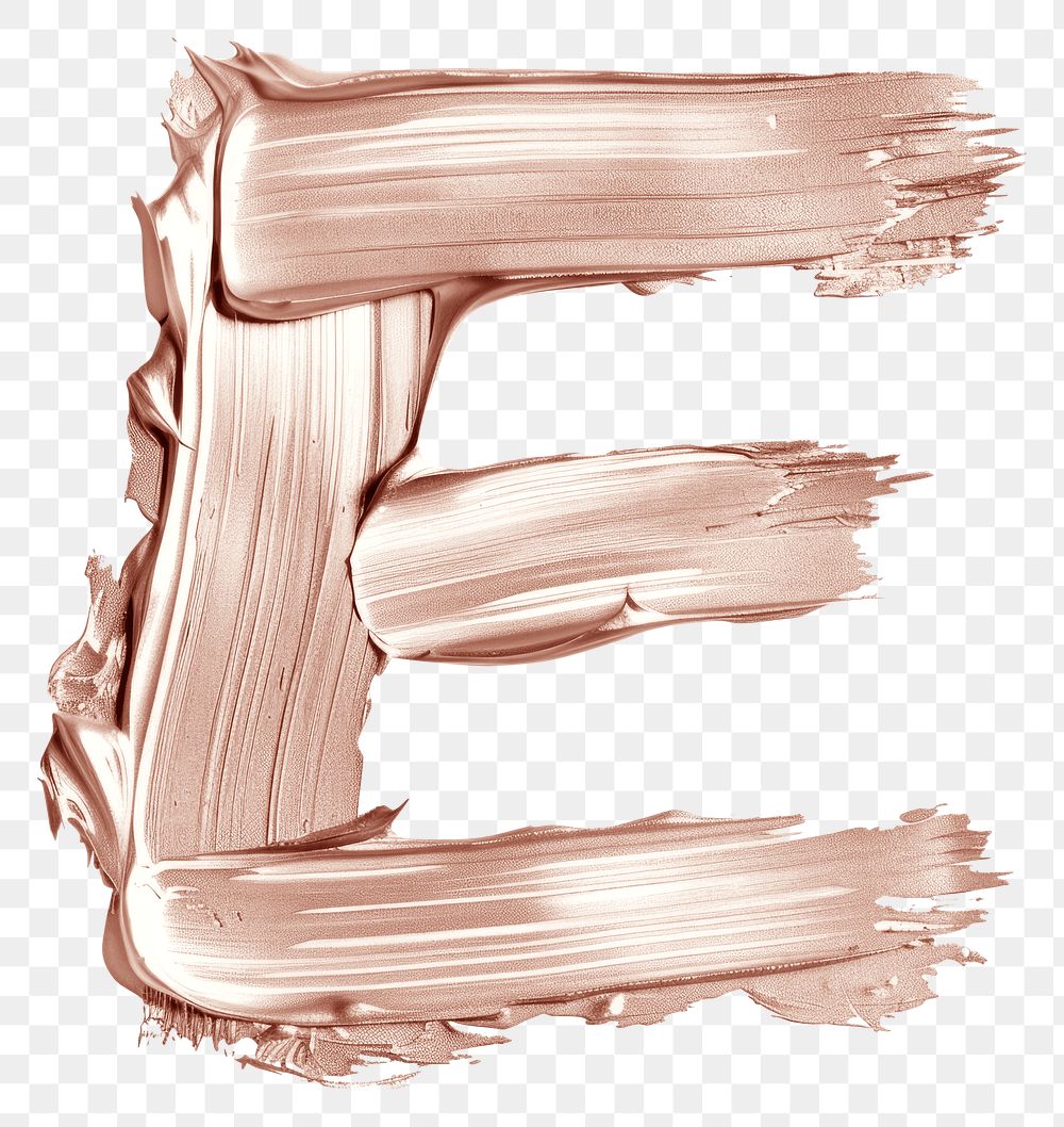 PNG Letter E brush strokes backgrounds paint white background.