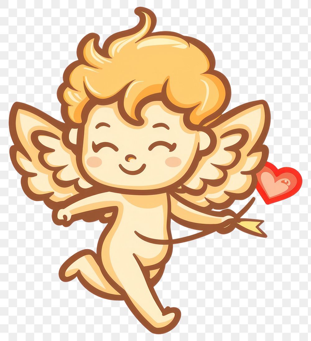 PNG Cupid person human face.