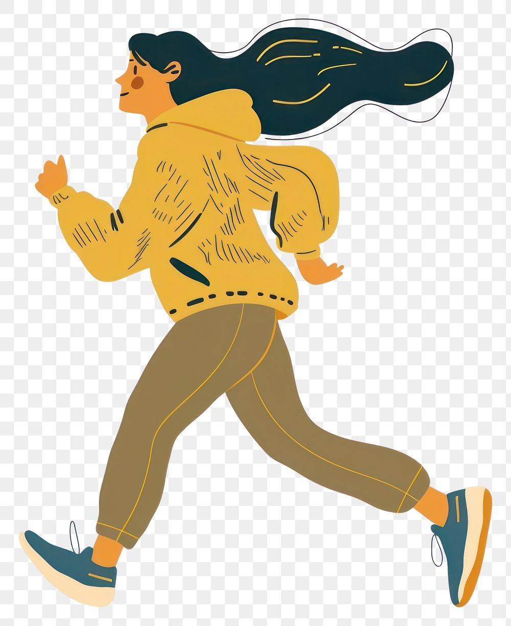 PNG Sport Woman running walking person human.
