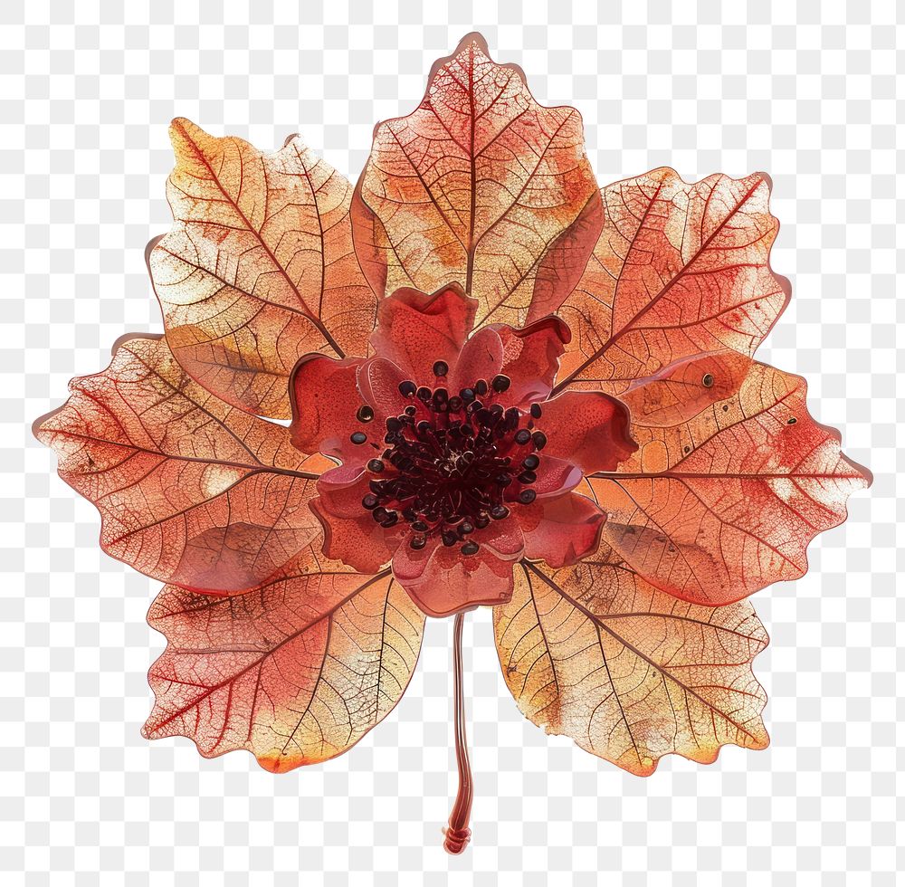 PNG Flower resin autumn leaves shaped sycamore plant leaf.