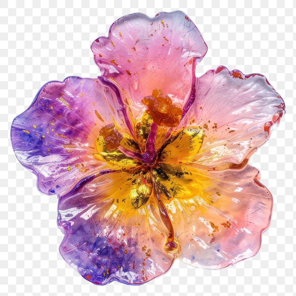PNG Flower resin child shaped accessories accessory geranium.