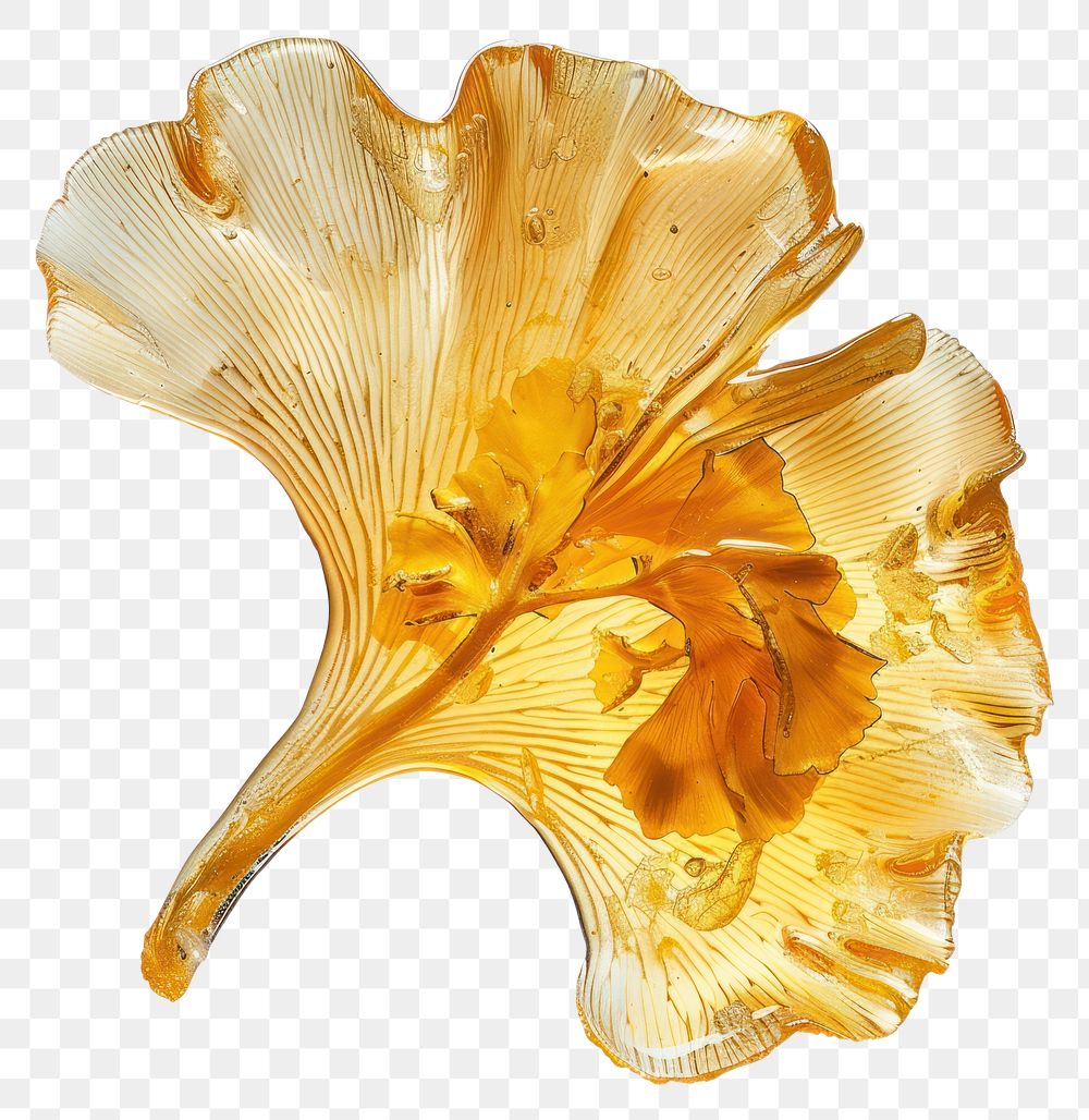 PNG Flower resin ginkgo shaped invertebrate accessories accessory.