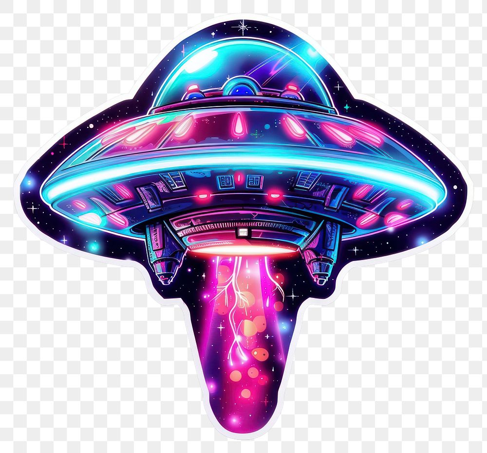 PNG Ufo appliance lighting purple.