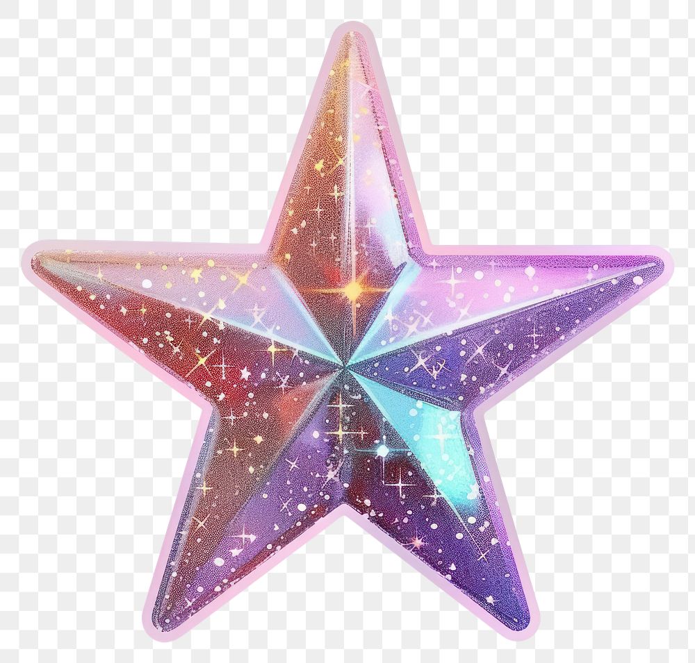 PNG Glitter star symbol cross star symbol.