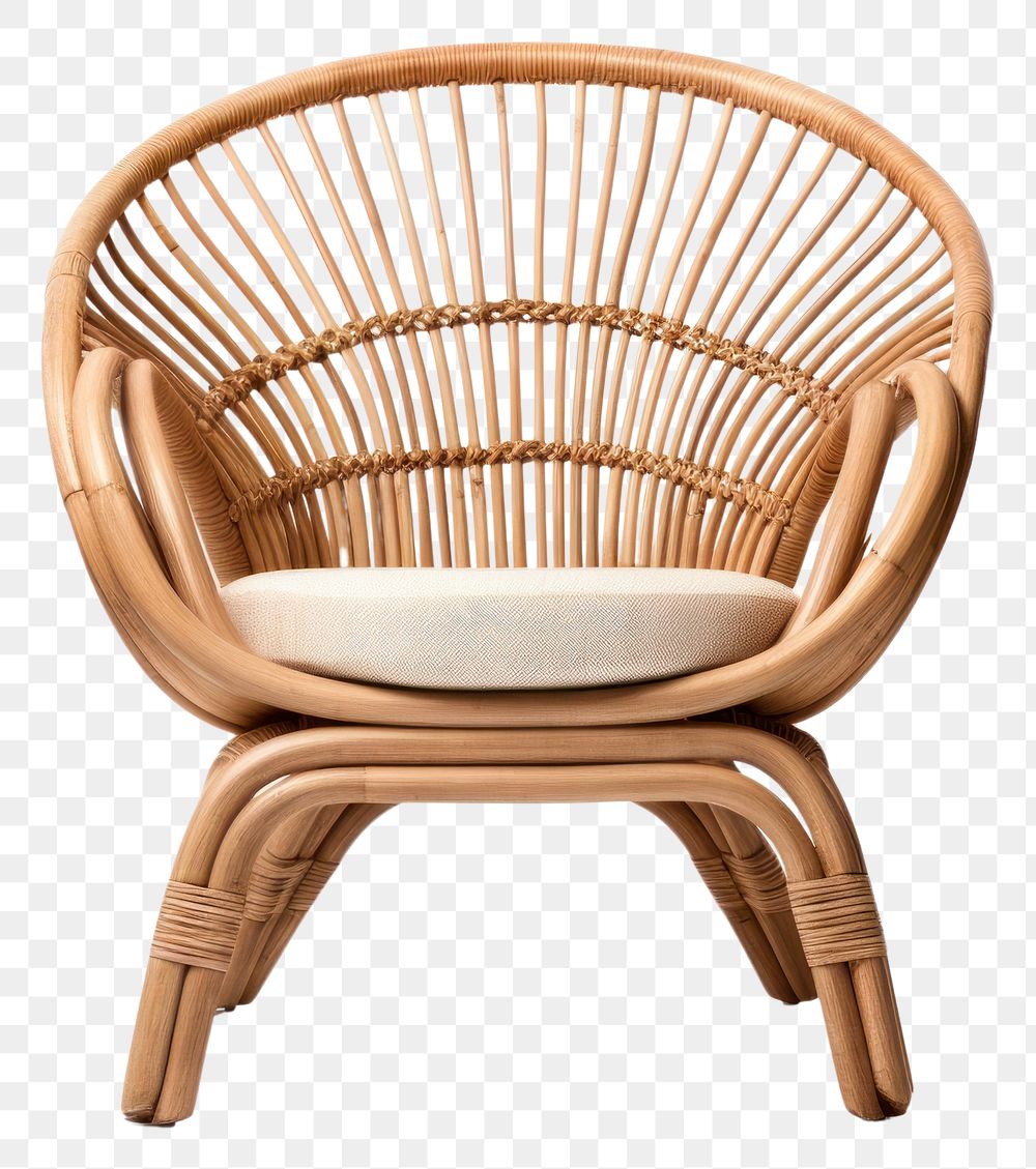 PNG Rattan chair handicraft furniture armchair.