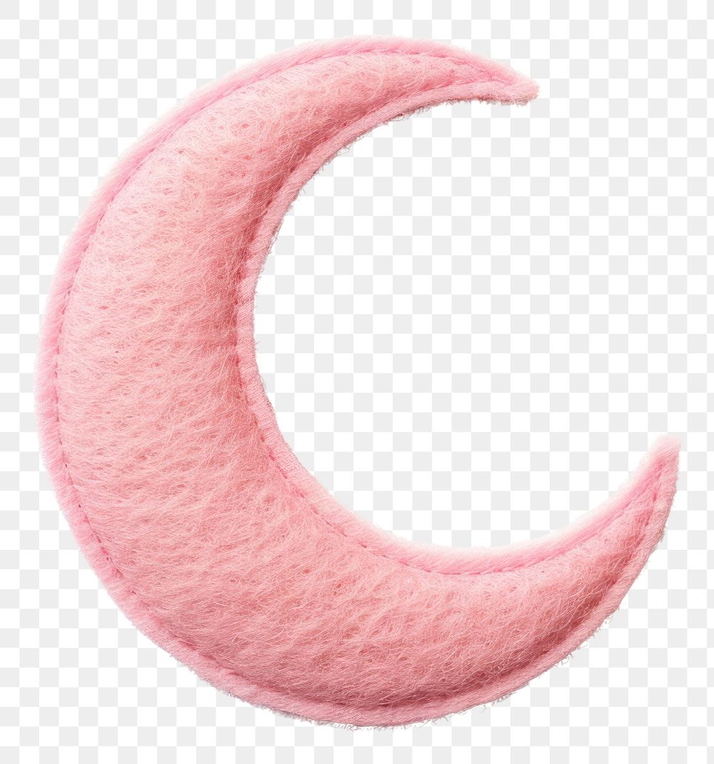 PNG Felt stickers of a single crescent accessories astronomy accessory.
