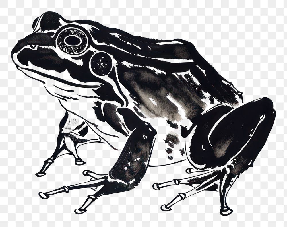 PNG Frog Japanese minimal amphibian wildlife antelope.