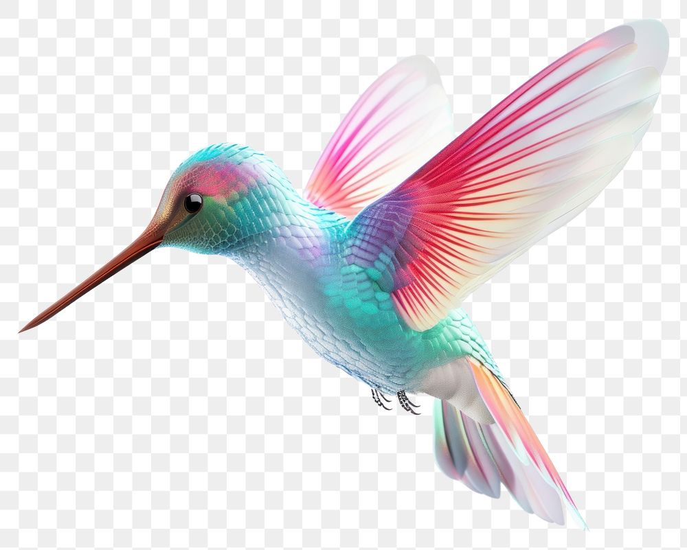PNG Hummingbird animal flying.